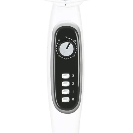 Hoomei® Επιδαπέδιος Περιστρεφόμενος Ανεμιστήρας με Χρονοδιακόπτη 60W 40cm Πτυσσόμενος Ορθοστάτης με 3 Ταχύτητες
